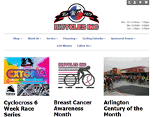 Tablet Screenshot of bicyclesinc.com